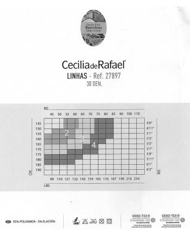 2810 panty anticarreras cecilia FUSION 12 DEN COLOR: té, moreno, natural; TALLAS: 2, 3, 4, 5 Temporada: ver21 - Todas