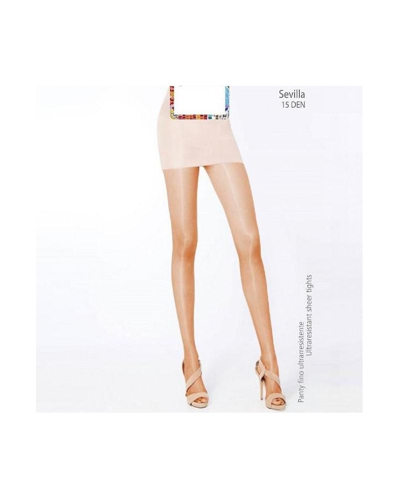 PANTY CECILIA DE RAFAEL SEVILLA 15 DEN 2814 COLOR: moreno, natural; TALLAS: 3, 4 Temporada: summer 23 - Todas las