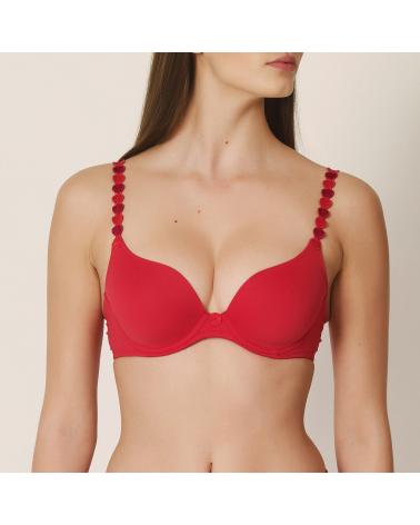 SUJETADOR AROS PREFORMADO TOM MARIE JO FORMA CORAZÓN COLOR: marfil, blanco, rojo, negro, camel; TALLAS: 80b, 85b, 90b