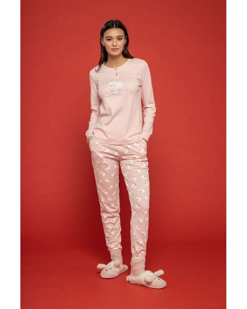 FA7476 PIJAMA OVEJA TALLAS: s, m, l; COLOR: unico Temporada: in23 -   - PEPI GUERRA
