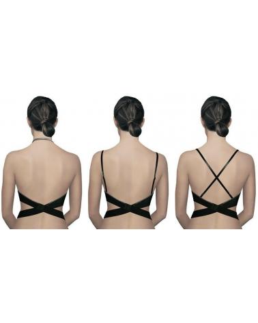 SUJETADOR WONDERBRA COPA B MULTIPOSICIONES 7802 COLOR: negro; TALLAS: 90, 95 Temporada: invierno 2012 - Todos los