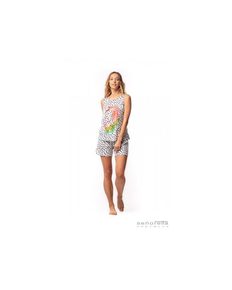 PIJAMA SEÑORETTA MUJER SIN MANGAS 221120 TALLAS: m, l; COLOR: unico Temporada: ver23 -   - PEPI GUERRA