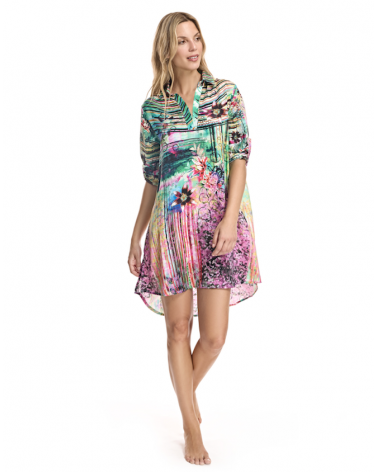 KIMONO BEACHWEAR ORY SWIM W230295 TALLAS: m, l; COLOR: unico Temporada: summer 23 -   - PEPI GUERRA