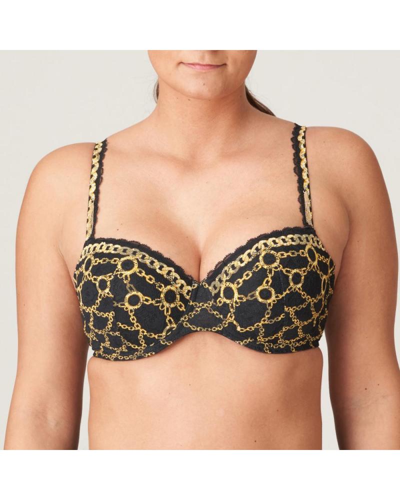 Sujetador Balconet Prima Donna Twist colección Amsterdam COLOR: negro; TALLAS: 90c, 95c, 100c, 105c, 110c, 85d, 90d