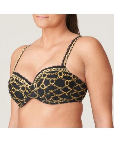 Sujetador Balconet Prima Donna Twist colección Amsterdam COLOR: negro; TALLAS: 90c, 95c, 100c, 105c, 110c, 85d, 90d