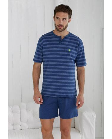 pijama massana hombre P211340 TALLAS: m, l, xl; COLOR: azul Temporada: ver21 -   - PEPI GUERRA