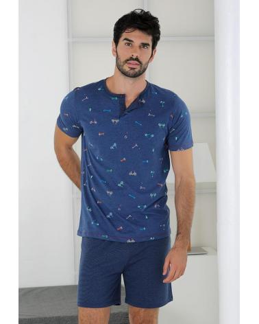pijama verano hombre massana P211326 TALLAS: m, l, xl, xxl; COLOR: unico Temporada: ver23 - Hombre Ropa Interior y baño