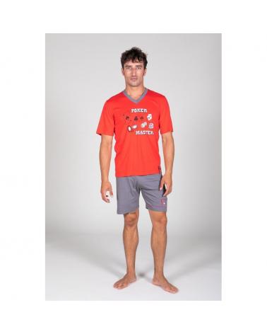 pijama hombre verano soy underwear 211623 TALLAS: s, m, l, xl, xxl; COLOR: rojo Temporada: ver23 -   - PEPI GUERRA