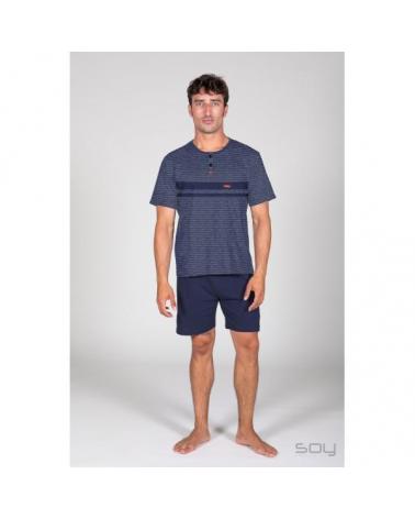 PIJAMA HOMBRE SOY UNDERWEAR 221631 TALLAS: m, l, xl; COLOR: unico Temporada: ver23 - Hombre Ropa Interior y baño Online