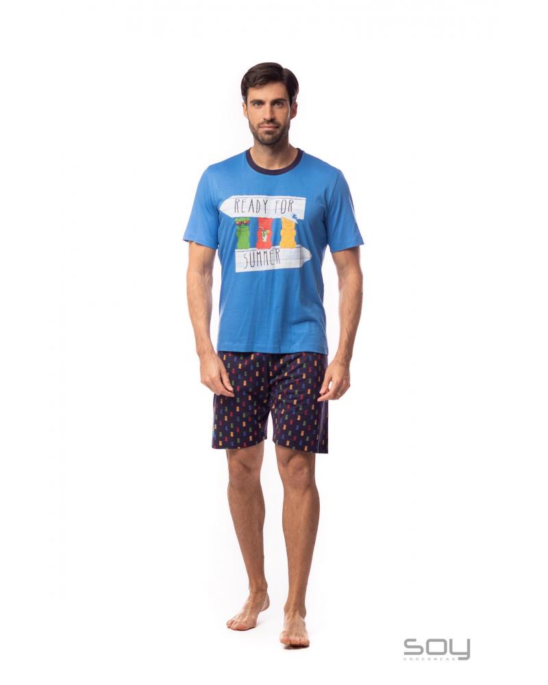 221626 PIJAMA SUMMER OSOS SOY UNDERWEAR TALLAS: s, m, l, xl; COLOR: unico Temporada: ver23 -   - PEPI GUERRA