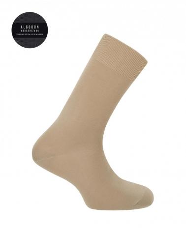 CALCETIN CABALLERO PUNTO BLANCO ALGODÓN MERCERIZADO 13469-10 TALLAS: m, g; COLOR: negro, marrón, marino, piel, marron