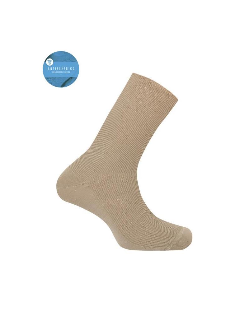 CALCETIN CRO ALGODON ANTIALÉRGICO 13489-10 PUNTO BLANCO COLOR: negro, beige; TALLAS: 11, 11.5 Temporada: invierno 2012