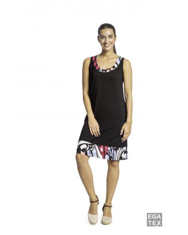 VESTIDO SIN MANGAS EGATEX 231539 TALLAS: m, l, xl, xxl, 3xl; COLOR: negro Temporada: summer 23 -   - PEPI GUERRA