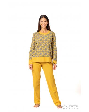 PIJAMA MUJER SEÑORETTA CORAZONES 232121 PUNTO MILANO