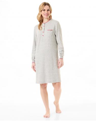 CAMISON LOHE ELASTICOS Y231125 TALLAS: m, l; COLOR: unico Temporada: winter 23 - Toda la lencería de noche de mujer