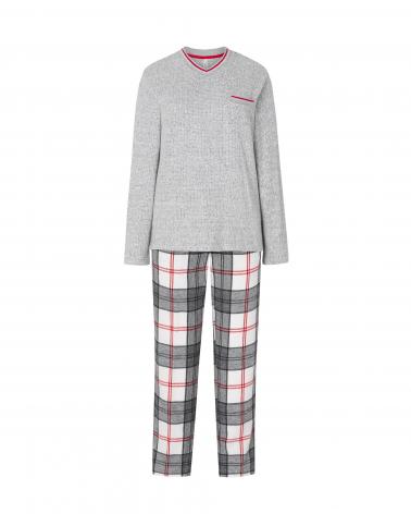 PIJAMA MUJER CUADROS LOHE Y231525 TALLAS: s, m, l; COLOR: unico Temporada: winter 23 -   - PEPI GUERRA