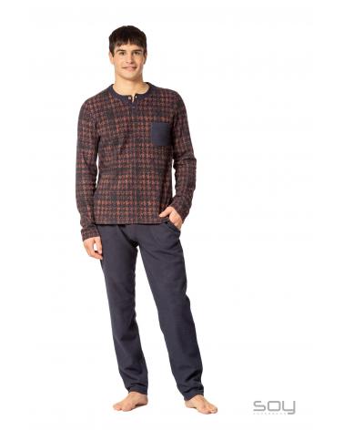 PIJAMA PUNTO MILANO HOMBRE 232648 SOY DIBUJO PATA TALLAS: m, l, xl; COLOR: unico Temporada: winter 23 -   - PEPI GUERRA