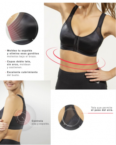 SUJETADOR LEONISA CORRECTOR ESPALDFA COPA C 11473