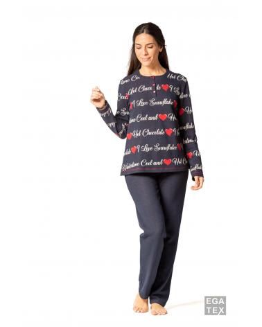 PIJAMA MUJER EGATEX 232529 TALLAS: m, l; COLOR: uniico Temporada: winter 23 -   - PEPI GUERRA