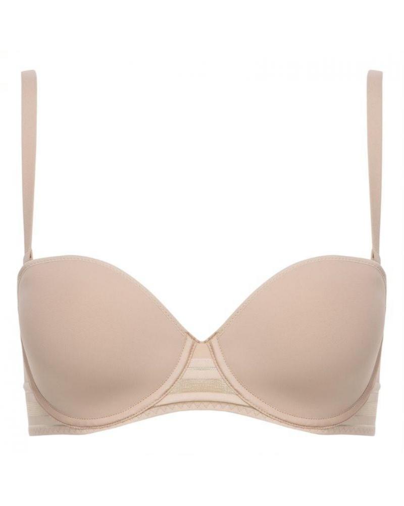 SUJETADOR PASSIONATA SIN TIRANTES RHYTHM COPA B 47D60 TALLAS: 90, 95, 100, 85; COLOR: vison Temporada: in23 -   - PEPI