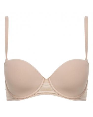 SUJETADOR PASSIONATA SIN TIRANTES RHYTHM COPA B 47D60 TALLAS: 90, 95, 100, 85; COLOR: vison Temporada: in23 -   - PEPI