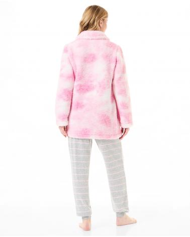 BATA MUJER MARCA LOHE BORREGUITO Y231420 TALLAS: s, m, l; COLOR: rosa Temporada: winter 23 - Toda la lencería de noche