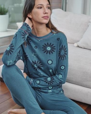 PIJAMA MUJER MASSANA P731235 TALLAS: s, m, l; COLOR: unico Temporada: winter 23 - Toda la lencería de noche de mujer