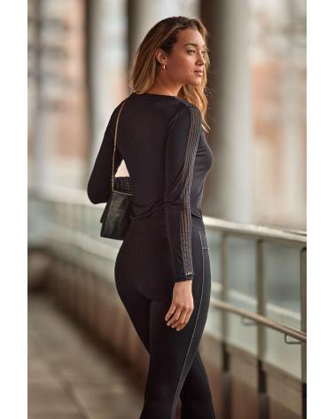 CAMISETA JANIRA CTA. M/L CR SHINELINE-MODAL 1070308