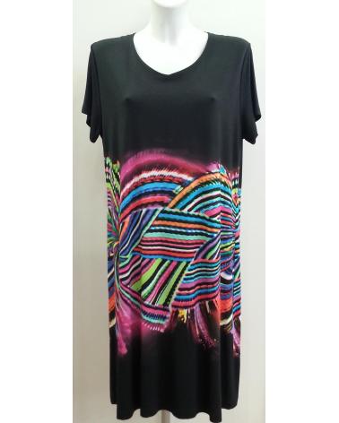 171530 vestido egatex TALLAS: m, l, xl, xxl; COLOR: negro Temporada: ver17 -   - PEPI GUERRA
