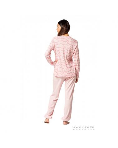 PIJAMA SEÑORETTA 232163 TALLAS: m, l, xl; COLOR: unico Temporada: winter 23 -   - PEPI GUERRA