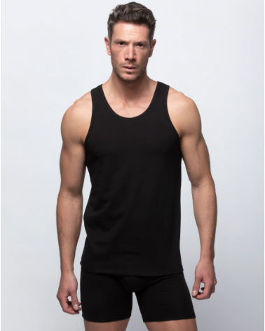 CAMISETA HOMBRE TIRANTE ABANDERADO X-TEMP A040Z TALLAS: m, l, xl, xxl; COLOR: blanco, negro Temporada: ver18 -   - PEPI