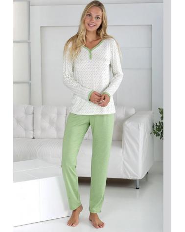 PIJAMA MUJER MASSANA P211248 TALLAS: l, xl; COLOR: unico Composición: fibra de bambú; Temporada: ver23 - Toda la