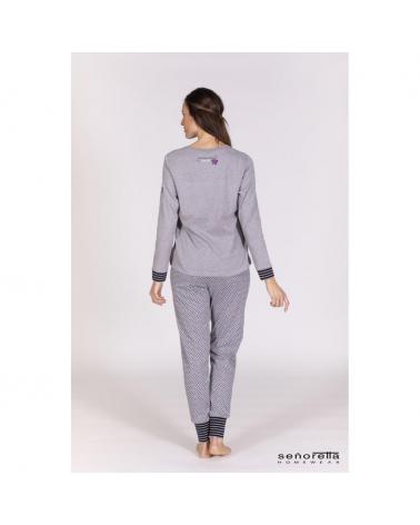 PIJAMA MUJER SEÑORETTA ESTRELLAS 212155 TALLAS: s, m, l, xl, xxl; COLOR: unico Temporada: in23 - Toda la lencería de