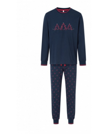 PIJAMA LOHE PUNTO ABETOS NAVIDAD X245106