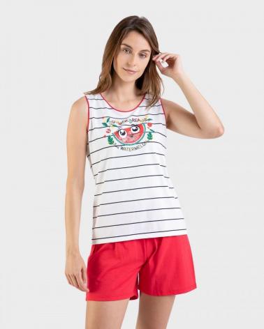 P221223 PIJAMA SUMMER DREAMS TALLAS: m, l; COLOR: unico Temporada: ver23 - Toda la lencería de noche de mujer online  -