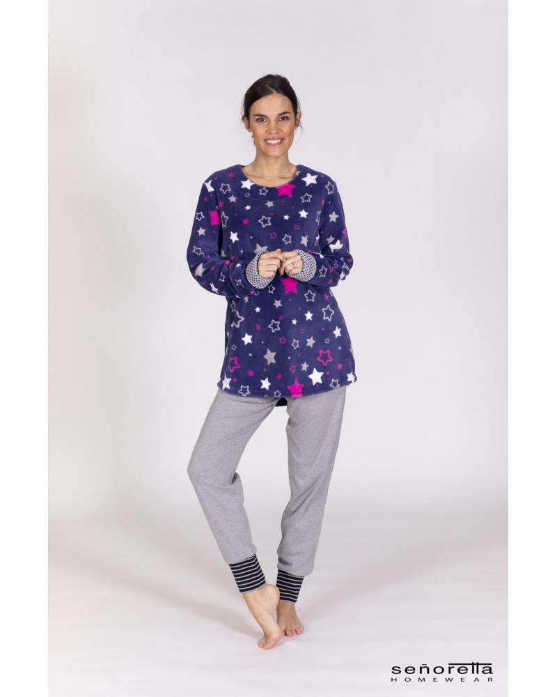 PIJAMA MUJER SEÑORETTA 212154 TALLAS: s, m, l, xl, xxl; COLOR: unico Temporada: in23 -   - PEPI GUERRA
