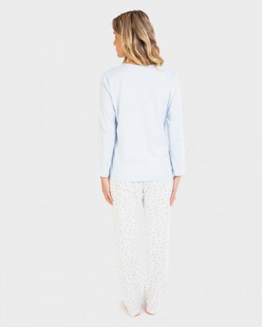 P711283 PIJAMA SEÑORA MASSANA TALLAS: m, l, xl; COLOR: unico Temporada: in23 - Toda la lencería de noche de mujer