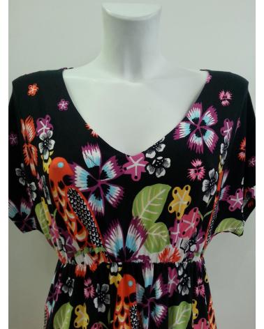 121346 vestido señoretta TALLAS: m, xxl; COLOR: negro Temporada: anteriores -   - PEPI GUERRA