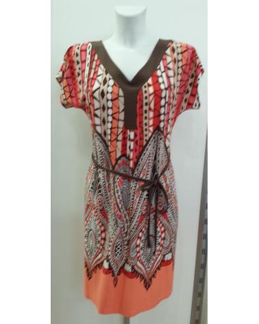 131344 SEÑORETTA VESTIDO TALLAS: m, l, xl, xxl; COLOR: naranja Temporada: primavera-verano 2013 -   - PEPI GUERRA