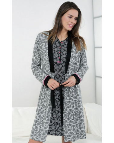 l676276 bata sra massana COLOR: gris; TALLAS: m, l Temporada: inv18 -   - PEPI GUERRA