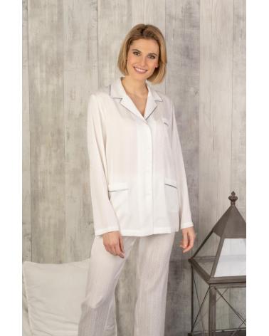 Y211178 PIJAMA RASO MUJER MARCA LOHE TALLAS: xs, s, m, l, xl, xxl; COLOR: negro, unico Temporada: in23 - Toda la
