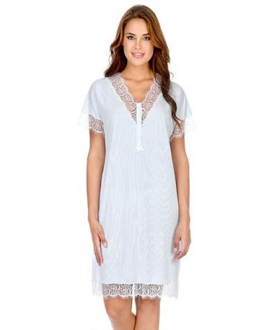 V193274 CAMISON SRA LOHE TALLAS: m, l, xl; COLOR: celeste Temporada: ver19 -   - PEPI GUERRA