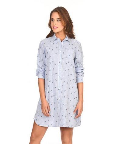 V193964 CAMISA SRA LOHE TALLAS: m, l, xl; COLOR: azul Temporada: ver19 -   - PEPI GUERRA