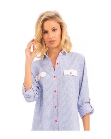 V213111 PIJAMA PLUMETTI MARCA LOHE TALLAS: m, l, xl; COLOR: unico Temporada: ver23 -   - PEPI GUERRA