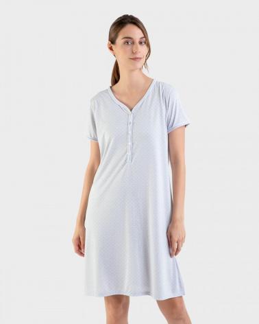 L227252 CAMISOLA MC TALLAS: m, l, xl, xxl, 3xl; COLOR: unico Temporada: ver23 - Toda la lencería de noche de mujer