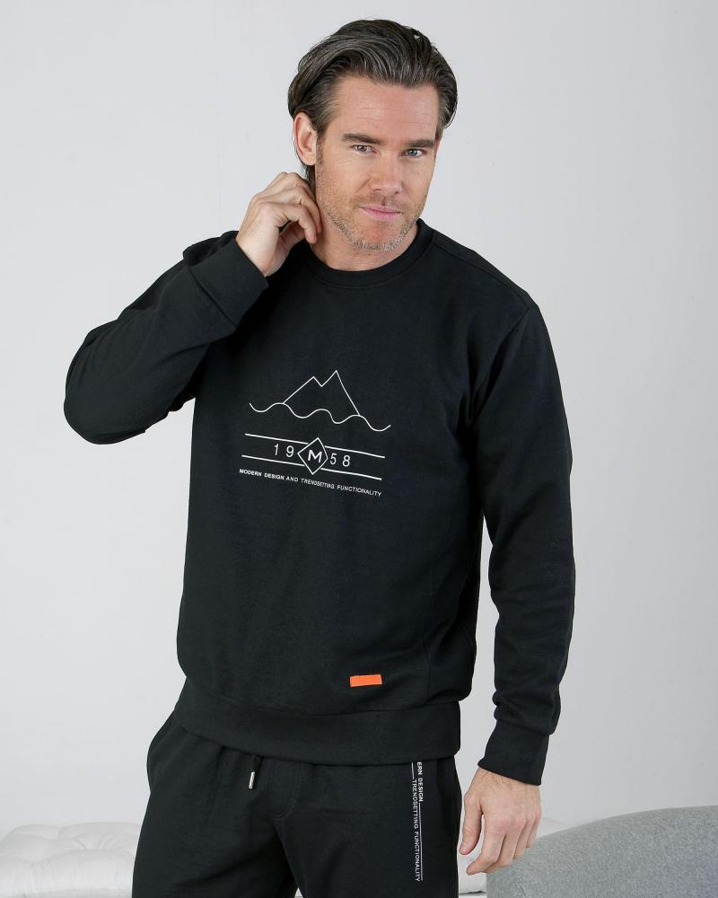 SUDADERA HOMBRE MASSANA P715302 COLOR: gris, negro; TALLAS: m, l, xl, xxl Temporada: in23 -   - PEPI GUERRA