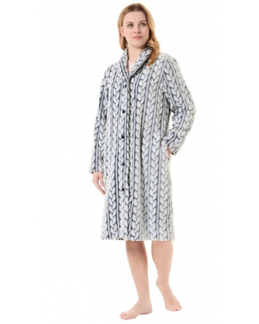 BATA MUJER TRENZA Y231336 TALLAS: s, m, l, xl, xxl; COLOR: azul Temporada: winter 23 - Toda la lencería de noche de