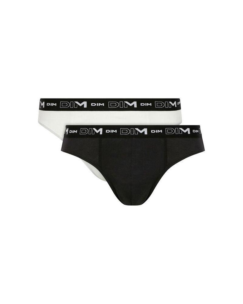 PACK DIM DOS SLPS DIM 6595 TALLAS: xs, m, l, xl, xxl; COLOR: negro, azul gris, morado/verde, negro+blanco, vert bleuy