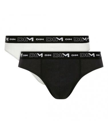 PACK DIM DOS SLPS DIM 6595 TALLAS: xs, m, l, xl, xxl; COLOR: negro, azul gris, morado/verde, negro+blanco, vert bleuy