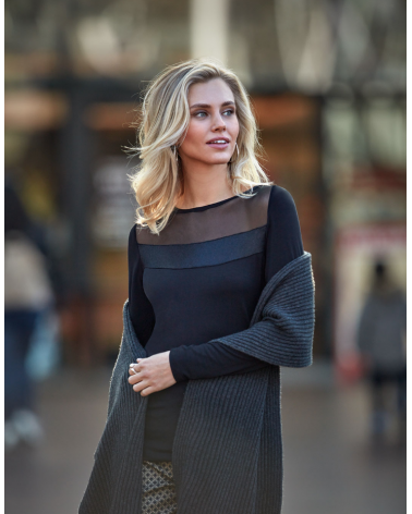 CAMISETAS JANIRA CTA. M/L GLOSS 22228